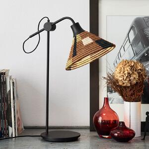 Forestier Parrot lampă de masă, maro, Negru, Camera de zi / sufragerie, Metal, Design, Ecran de masă în poziție verticală