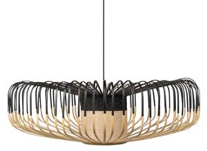 Forestier Bamboo up XXL suspendată nat./negru, reglabil, Lemn, Camera de zi / sufragerie, Bamboo, Design