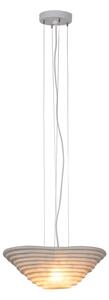 Forestier Nebulis XS lampă suspendată, lungime 40 cm, reglabil, Alb, Camera de zi / sufragerie, Țesătură / Textil, Design