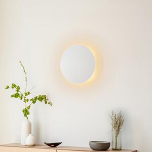 TK Lighting Aplică Lunia New, albă, Ø 30 cm, reglabil, Alb, Camera de zi / sufragerie, Metal