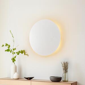 TK Lighting Aplică Lunia New, albă, Ø 40 cm, reglabil, Alb, Camera de zi / sufragerie, Metal