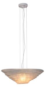 Forestier Nebulis S lampă suspendată, lungime 58 cm, reglabil, Alb, Camera de zi / sufragerie, Țesătură / Textil, Design