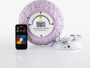 Goodnight Light DAISY lamp LED baterie, violet, reglabil, Violet, Plastic, Viața tânără