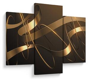 Tablou - Panglici de bronz (90x60 cm)