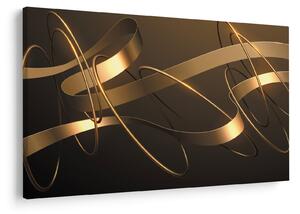Tablou - Panglici de bronz (90x60 cm)