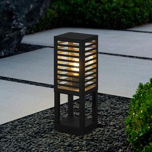 EGLO Lumină de piedestal Alamonte 3, negru, reglabil, Negru, Metal, Modern