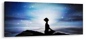 Tablou - Femaia meditând (120x50 cm)