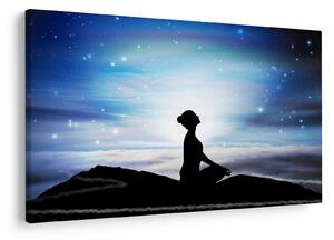Tablou - Femaia meditând (90x60 cm)