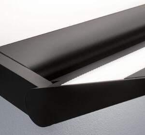 Paulmann Ranva aplică LED, reglare 3 trepte, negru, reglabil, Negru, Camera de zi / sufragerie, Metal, Modern
