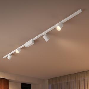 Philips Hue Perifo sistem șine 4x spoturi albe, reglabil, Alb, Studiu / Birou, Metal, Modern