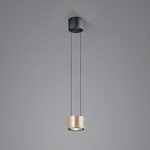 BANKAMP Impulse Flex suspendată LED 1 bec rose, reglabil, Cupru, Camera de zi / sufragerie, Metal, Modern