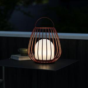 Nordlux Lampă de masă cu LED Jim To-Go, pentru exterior, roșu, reglabil, Roșu, Metal, Modern