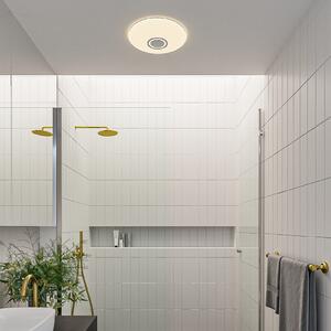 Nordlux Plafonieră LED DJay Smart CCT cu difuzor, reglabil, Alb, Baie, Plastic