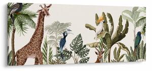 Tablou - Locuitorii africii (120x50 cm)