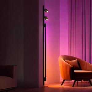 Philips Hue Perifo 2x Spoturi, tub gradient negru, reglabil, Negru, Studiu / Birou, Metal, Modern