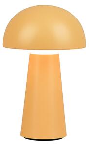 Reality Leuchten Lampă LED de masă Lennon IP44 acumul, regl, galben, reglabil, Galben, Plastic, Modern