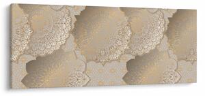 Tablou - Mandale în tonuri aurii (120x50 cm)