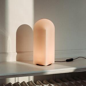HAY Parade Lampă de masă cu LED roz-roșu Înălțime 32 cm, reglabil, Roz / Rosé, Camera de zi / sufragerie, Sticlă, Design