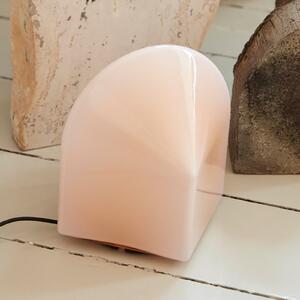 HAY Parade Lampă de masă cu LED roz-roșu Înălțime 16 cm, reglabil, Roz / Rosé, Camera de zi / sufragerie, Sticlă, Design