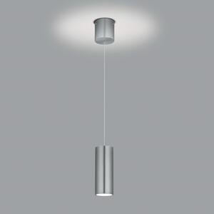 Knapstein Helli up/down lampă suspendată LED 1 sursă nichel, reglabil, Gri, Camera de zi / sufragerie, Metal, Modern