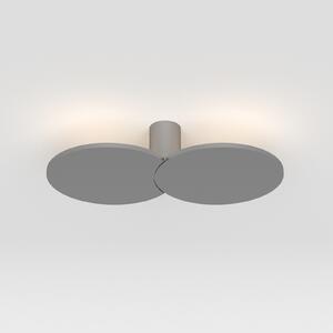 Rotaliana Collide H1 plafonieră LED 3.000 K grafit, reglabil, Gri, Camera de zi / sufragerie, Metal, Design