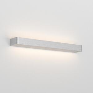 Rotaliana Frame W3 lampă de perete 2.700K nichel, Gri, Camera de zi / sufragerie, Metal, Design, Priză de perete sus / jos