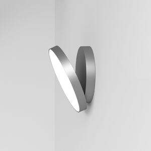 Rotaliana Venere W1 lampă perete LED 2.700K grafit, Gri, Camera de zi / sufragerie, Metal, Design