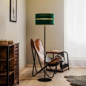 Duolla Lampadar Duo, verde/auriu, Ø 40 cm, 1 bec, Negru, Camera de zi / sufragerie, Metal
