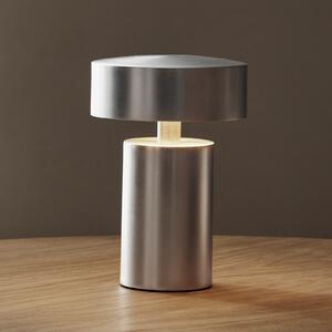 Audo Copenhagen Column lampă de masă acumulator IP44 aluminiu, reglabil, Metalic, Camera de zi / sufragerie, Metal, Design