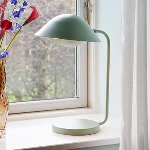 Nordlux Lampă de masă Freya din metal, verde, Verde, Camera de zi / sufragerie, Metal