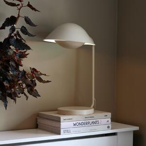 Nordlux Lampă de masă Freya din metal, bej, Bej, Camera de zi / sufragerie, Metal