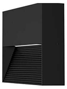 DOTLUX GUIDEsquare aplică de perete LED, Negru, Metal, Modern