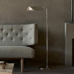 Audo Copenhagen Lampadar Wing, aluminiu, înălțime 118 cm, Metalic, Camera de zi / sufragerie, Metal, Design