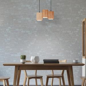 LEDVANCE SMART+ WiFi Decor Wood suspendată LED, reglabil, Lemn, Camera de zi / sufragerie, Lemn, Modern