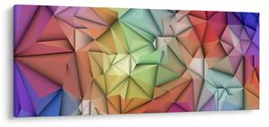 Tablou - Abstracția poligonală (120x50 cm)