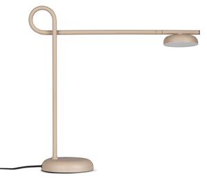 Northern Lampă de masă Salto cu LED, priză UK, bej, reglabil, Camera de zi / sufragerie, Metal, Design