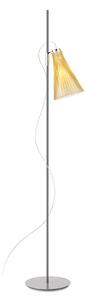 Kartell K-Lux lampadar, 1 bec, gri/galben, Gri, Camera de zi / sufragerie, Metal, Proiector suspendat