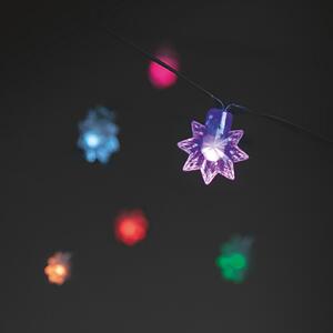 Lite Bulb Moments ghirlandă luminoasă 50x stea, 10m, reglabil, Negru, Plastic, Modern