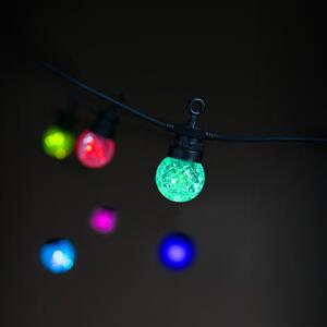 Lite Bulb Moments ghirlandă lum 25 glob. facet 12m, reglabil, Negru, Plastic, Modern