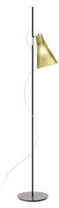 Kartell K-Lux lampadar, 1 bec, negru/verde, Negru, Camera de zi / sufragerie, Metal, Proiector suspendat