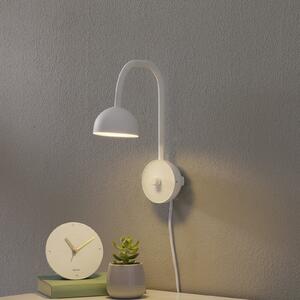 Northern Blush LED cu LED-uri de perete, alb, reglabil, Alb, dormitor, Metal, Design