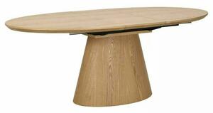 Masă extensibilă MAROCCO, stejar, furnir/MDF, 160–200x100x75 cm