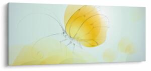 Tablou - Fluturele galben (120x50 cm)
