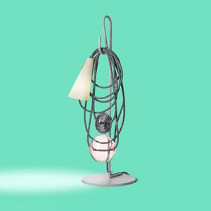 Foscarini Filo LED, Amethyst Queen, Gri, Camera de zi / sufragerie, Metal, Design