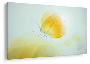Tablou - Fluturele galben (90x60 cm)