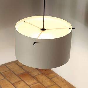 FRANDSEN FM1954 Lampă suspendată Ø 41 cm gri mat, reglabil, Gri, Camera de zi / sufragerie, Metal, Design