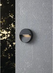 Aplică cu LED integrat Maruggio 4,8W 520 lumeni Ø15 cm, pentru exterior IP65, negru