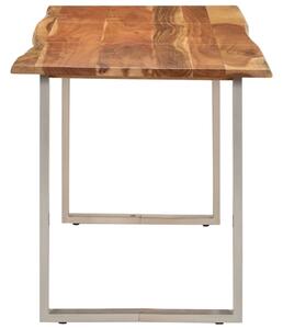 Masă de bucătărie, 140x70x76 cm, lemn masiv de acacia