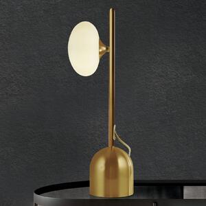 Searchlight Lampă de masă Pebble, alamă, Auriu / Alamă, Camera de zi / sufragerie, Metal, Modern