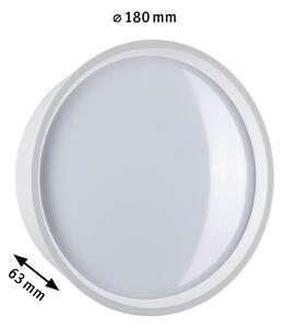 Paulmann Platomo aplică exterior LED alb, Alb, Plastic